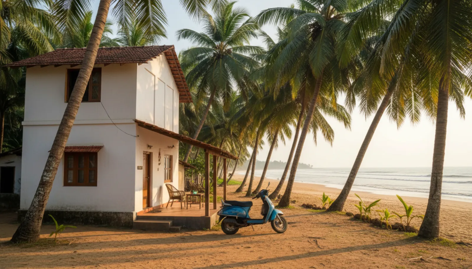 Homestay near Tarkarli beach with the seasonal occupancy curve of coastal Konkan tourism